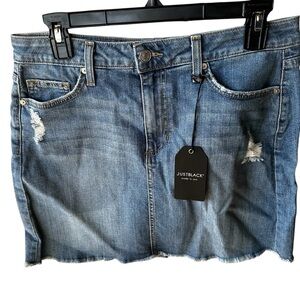 Just Black denim Skirt
